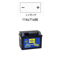 Batteria MOTX4L Sigillata Precaricata