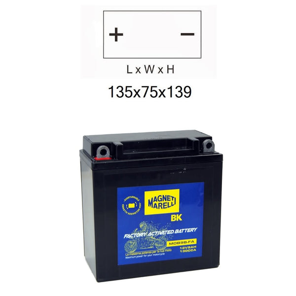 Batteria MOB9B Sigillata Precaricata
