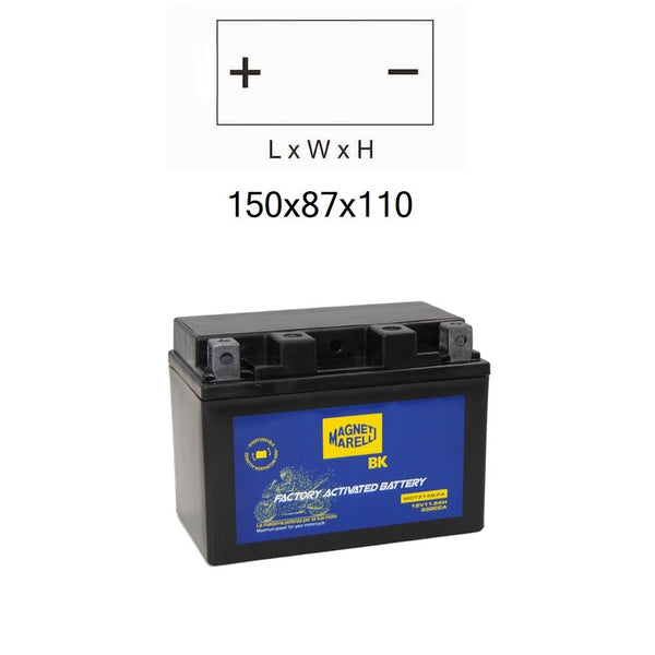 Batteria MOTZ14S Sigillata Precaricata