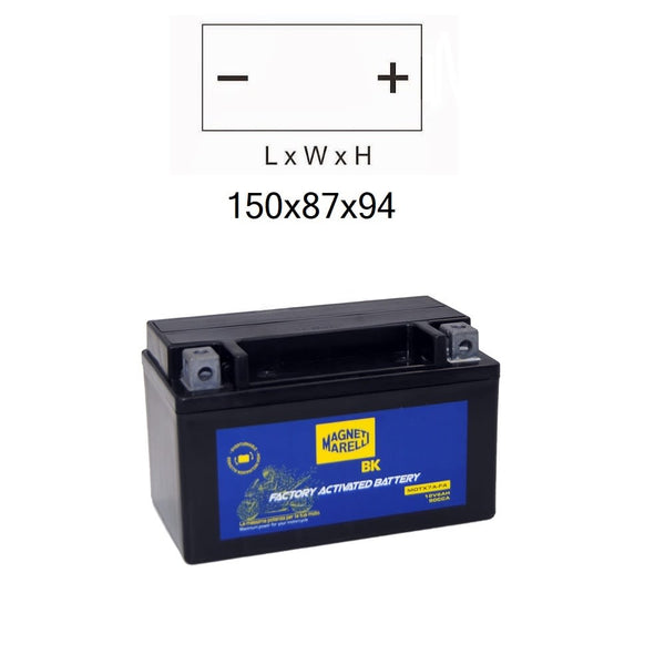 Batteria MOTX7A Sigillata Precaricata