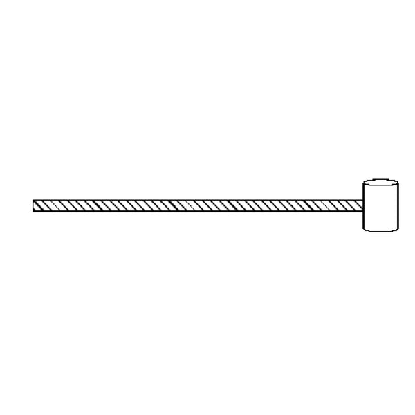 Filo Cambio Ciclomotori - Ø 1,6mm, L. 2mt, Tipo Svedese (10pz)