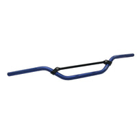 Manubrio Cross Ø 22,2mm - Blu con Traversino (Rialzo 71,6mm)
