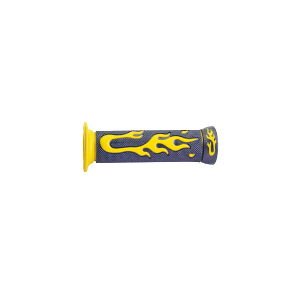 Manopole FIAMMA (Coppia) - 125mm, Gel, Nero/Giallo