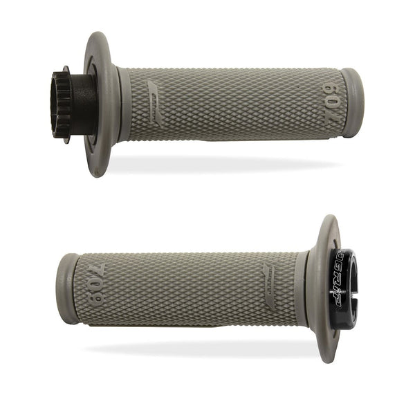 Manopole Mx 709-108 - Con Sistema Lock-on - Grigio Senza Foro