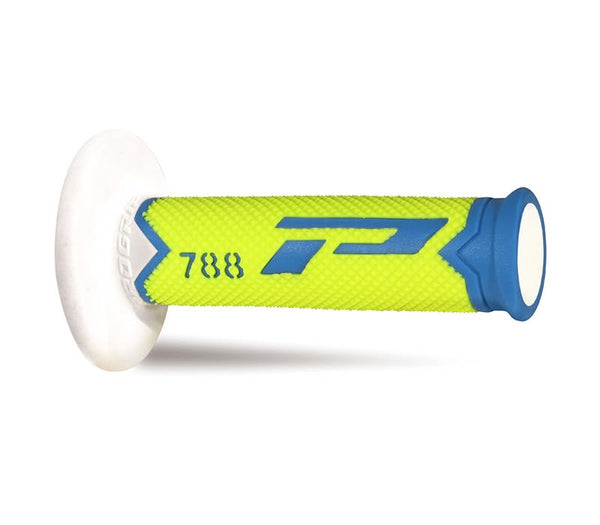 Manopole Mx 788-278 - Tripla Densità - Azz./Giallo/Bianco Senza Foro