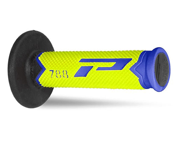 Manopole Mx 788-279 - Tripla Densità - Azzurro/Giallo/Nero Senza Foro