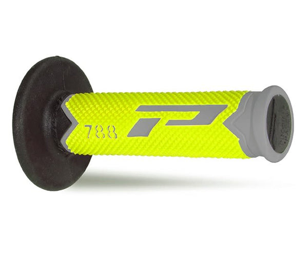 Manopole Mx 788-254 - Tripla Densità - Grigio/Giallo/Nero Senza Foro