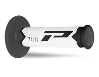 Manopole Mx 788-219 - Tripla Densità - Nero/Bianco/Titanio Senza Foro