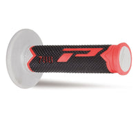 Manopole Mx 788-220 - Tripla Densità - Rosso/Nero/Grigio Senza Foro