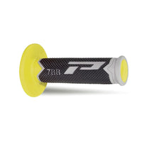 Manopole Mx 788-210 - Tripla Densità - Grigio/Nero/Giallo Senza Foro