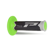 Manopole Mx 788-212 - Tripla Densità - Grigio/Nero/Verde Senza Foro