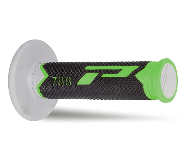 Manopole Mx 788-223 - Tripla Densità - Verde/Nero/Grigio Senza Foro