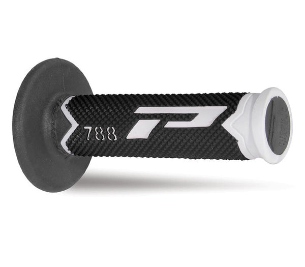 Manopole Mx 788-218 - Tripla Densità - Bianco/Nero/Titanio Senza Foro