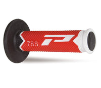 Manopole Mx 788-216 - Tripla Densità - Bianco/Rosso/Nero Senza Foro