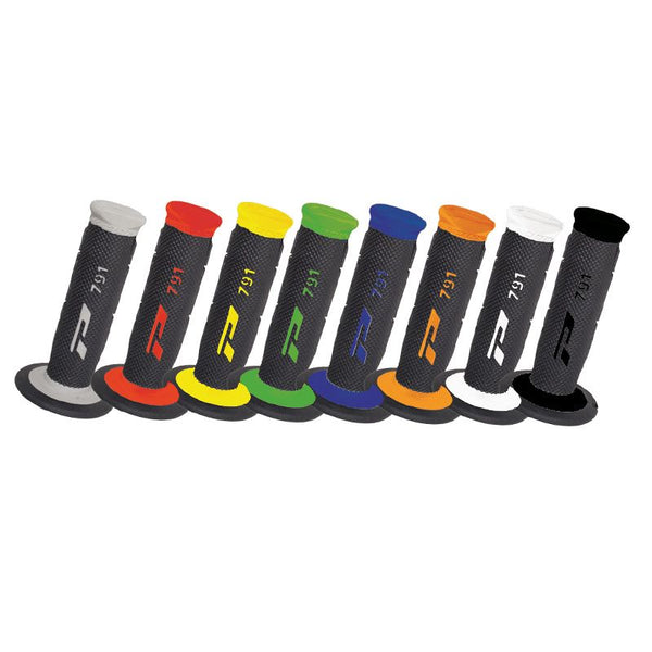 Manopole Mx 791-149 - Doppia Densità - Rosso/Nero Senza Foro