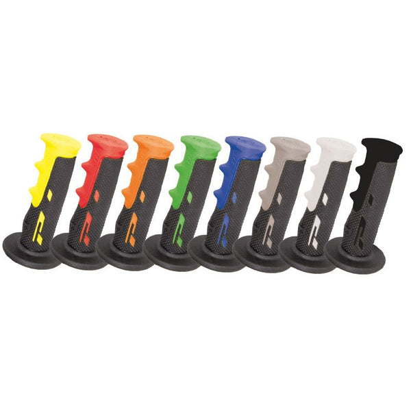 Manopole Mx 797-198 - Doppia Densità - Verde/Nero Senza Foro