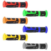 Manopole ATV 964-201 - Doppia Densità - Arancio/Nero Senza Foro