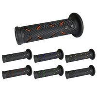 Manopole Strada 717-OERA-150 - GP Racing - Grigio/Nero Con Foro