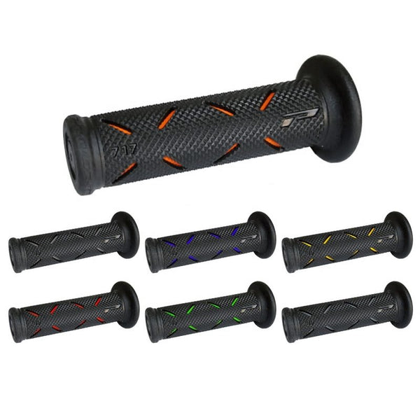 Manopole Strada 717-OERA-150 - GP Racing - Rosso/Nero Con Foro