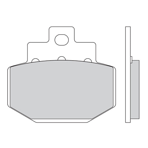 Pastiglie Freno Organiche (Coppia) PIAGGIO SUPER HEXAGON 125/180cc