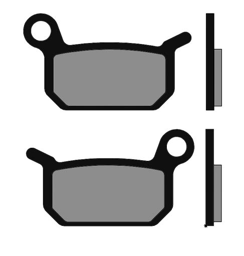 Pastiglie Freno Organiche BRENTA 3032