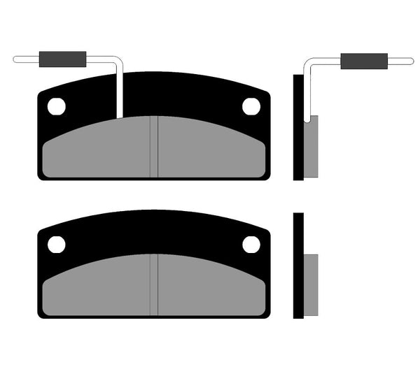 Pastiglie Freno Organiche BRENTA 3038
