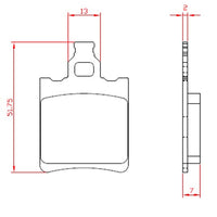 Pastiglie Freno Organiche BRENTA 3220
