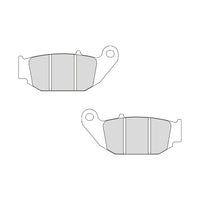 Pastiglie Freno Sinterizzate Posteriori (Coppia) HONDA CRF L 250cc