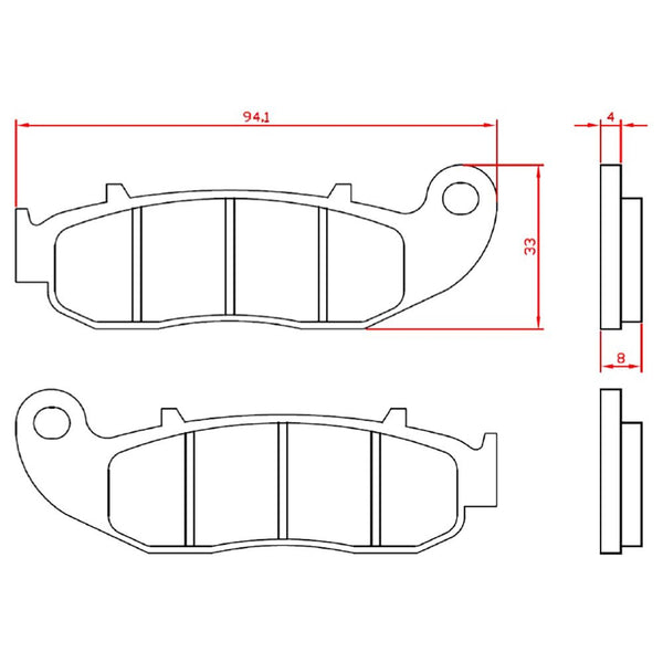 Pastiglie Freno Sinterizzate BRENTA 4221