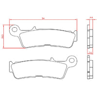 Pastiglie Freno Sinterizzate BRENTA 4227