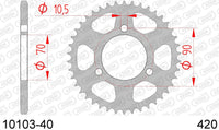 Corona AFAM 10103-40 in acc. passo 420