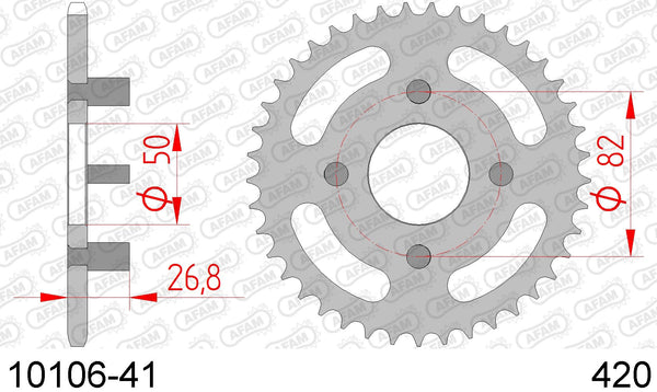 Corona AFAM 10106-41 in acc. passo 420