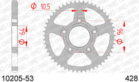 Corona AFAM 10205-53 in acc. passo 428