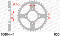 Corona AFAM 10604-41 in acc. passo 630