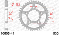 Corona AFAM 10605-41 in acc. passo 530