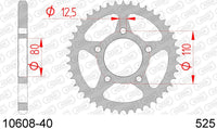 Corona AFAM 10608-40 in acc. passo 525