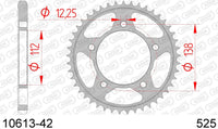 Corona AFAM 10613-42 in acc. passo 525