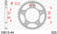 Corona AFAM 10613-44 in acc. passo 525