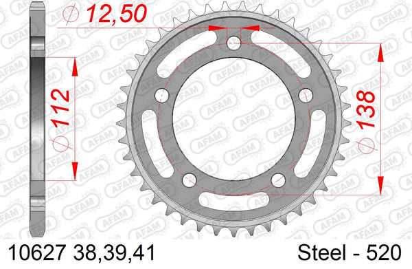 Corona AFAM 10627-38 in acc. passo 520