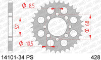 Corona AFAM 14101-34 PS in acc. passo 428