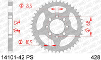 Corona AFAM 14101-42 PS in acc. passo 428