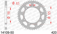 Corona AFAM 14109-50 in acc. passo 420