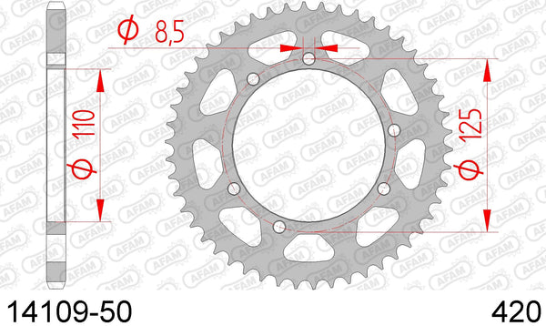Corona AFAM 14109-50 in acc. passo 420
