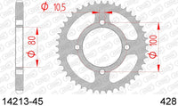 Corona AFAM 14213-45 in acc. passo 428