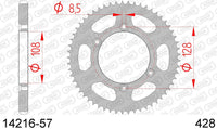 Corona AFAM 14216-57 in acc. passo 428