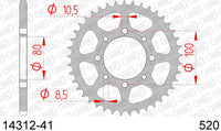 Corona AFAM 14312-41 in acc. passo 520