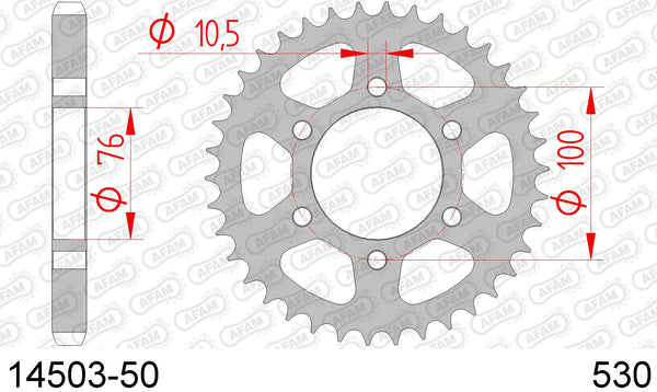 Corona AFAM 14503-50 in acc. passo 530