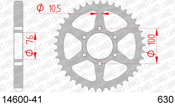 Corona AFAM 14600-41 in acc. passo 630