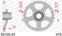 Corona AFAM 35100-43 in acc. passo 415
