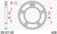 Corona AFAM 35107-50 in acc. passo 428